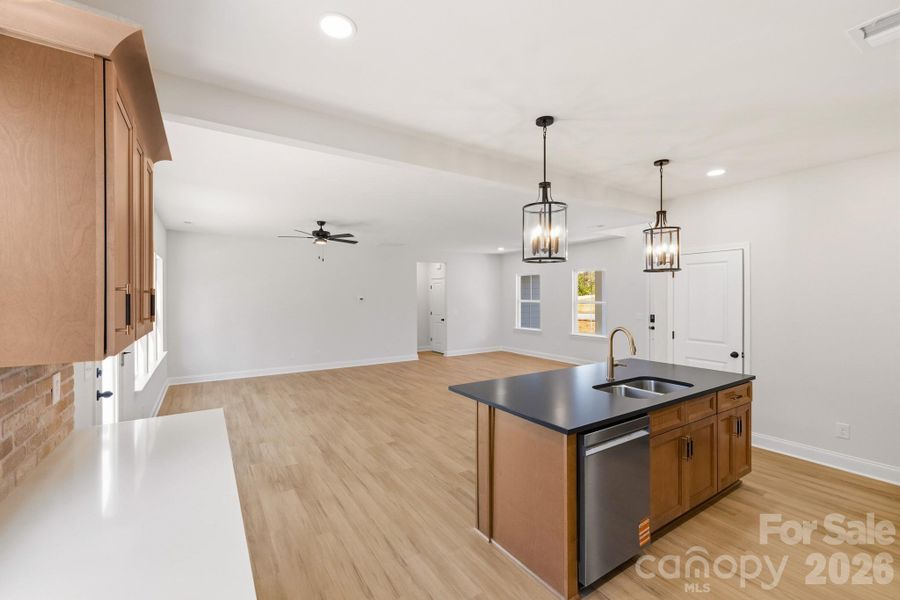 Huge, Open Kitchen, Living and Dining Room