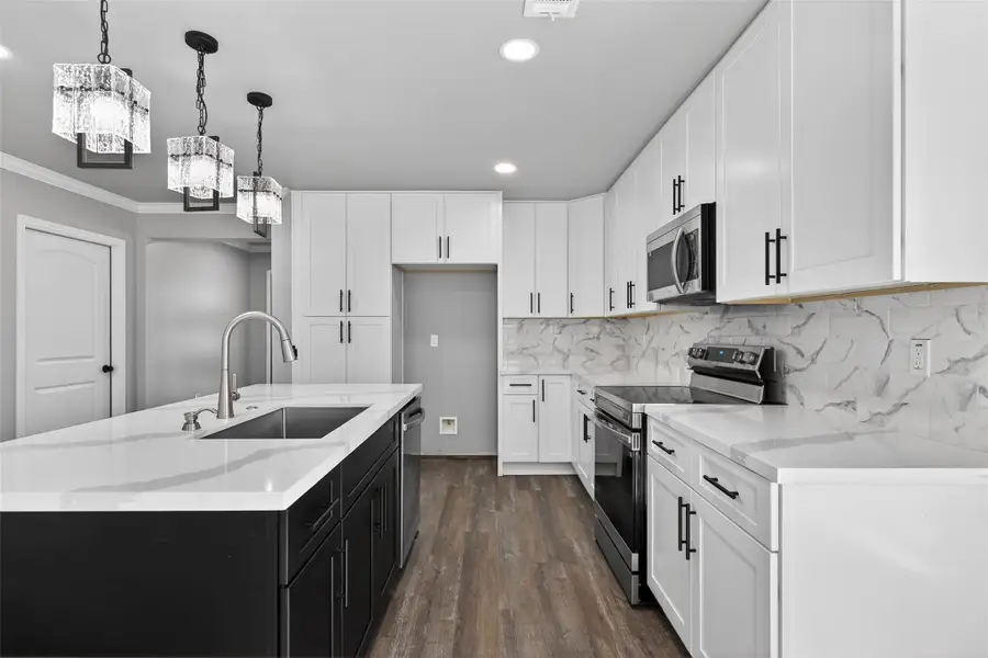 Furnished interior view inside a new home in , Cleveland (Image 5).