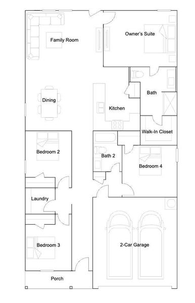 2D floor plan layout of this home in Scotts Bend, Baytown, TX (Image 2). 2D floor plan layout of this home in Scotts Bend, Baytown, TX (Image 2).