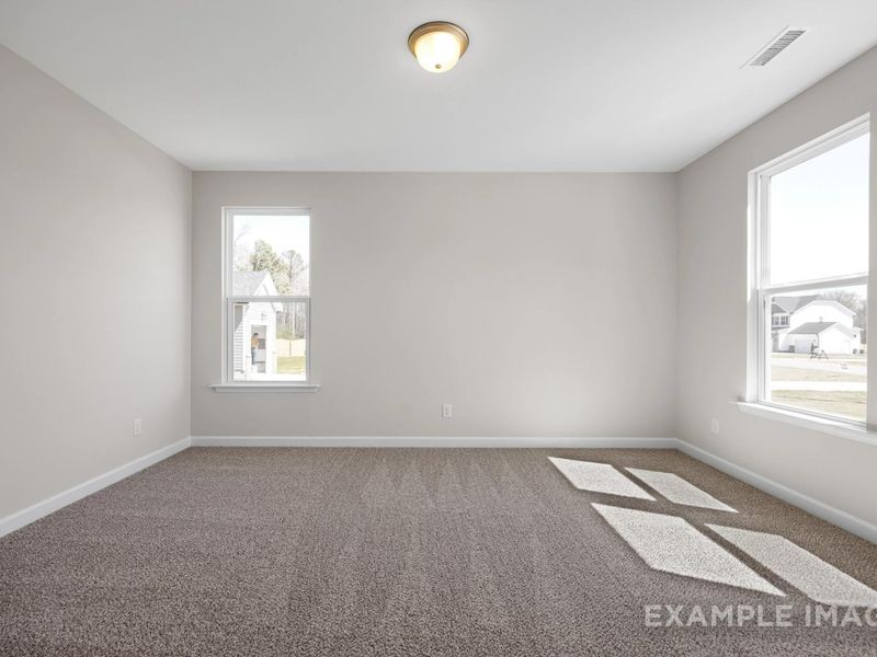 Representative unfurnished interior of a home built from the The Hickory II D by Davidson Homes LLC in Addison West, Holly Springs (Image 18).