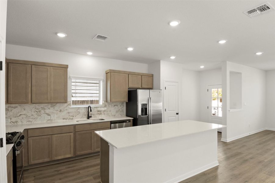Furnished interior view inside a new home in Blanco Vista, San Marcos (Image 6). Furnished interior view inside a new home in Blanco Vista, San Marcos (Image 6).