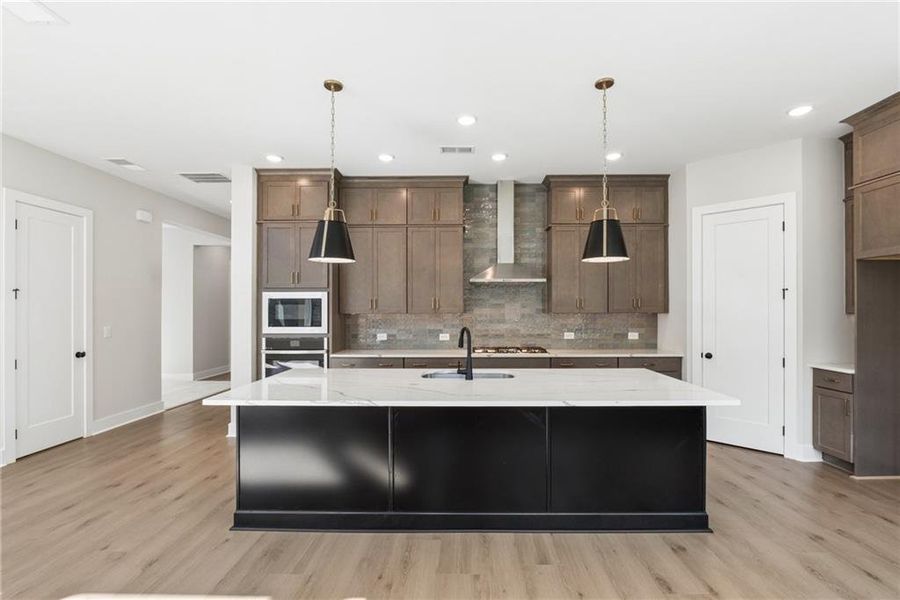 Furnished interior view inside a new home in Settingdown Farms, Cumming (Image 6).