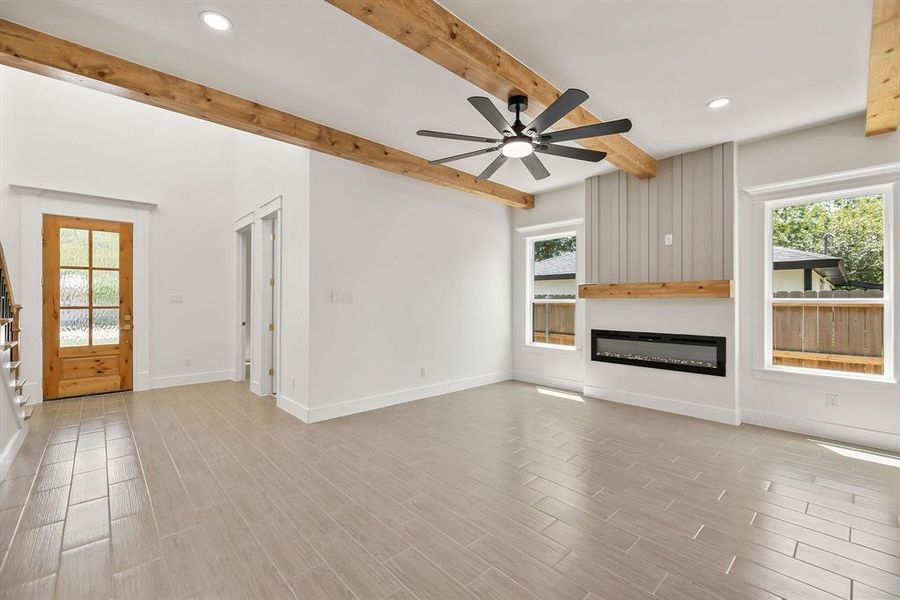 Spacious, unfurnished interior of a new home in , Sansom Park (Image 18).