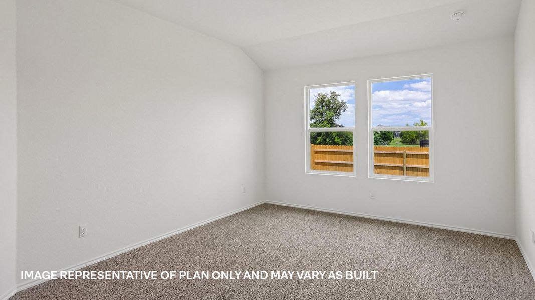 Representative unfurnished interior of a home built from the The Dalton by D.R. Horton in Valverde, Bastrop (Image 32).