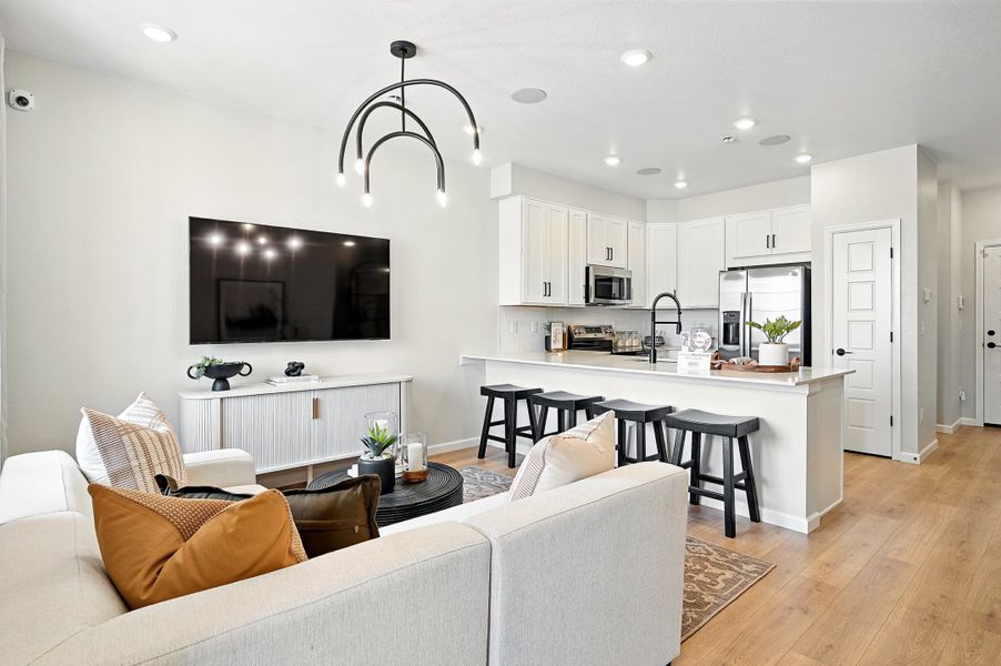 Furnished interior view inside a new home in Parterre, Thornton (Image 7).