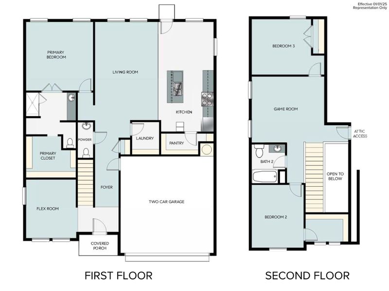2D floor plan layout of this home in Cloverleaf, Austin, TX (Image 6). 2D floor plan layout of this home in Cloverleaf, Austin, TX (Image 6).
