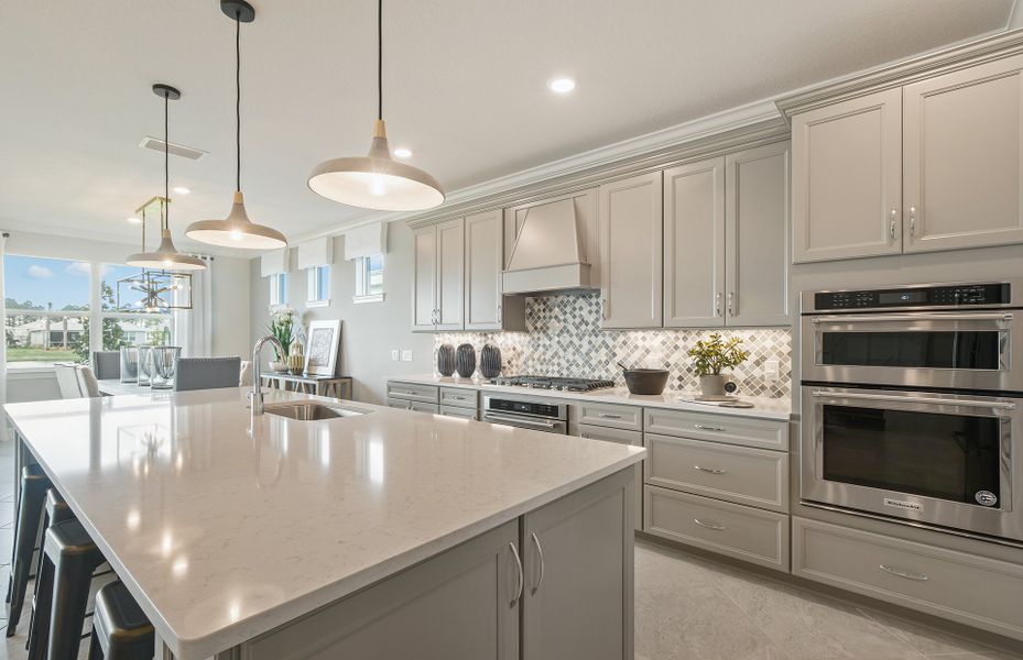 Kitchen with Large Center Island