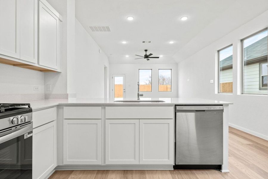 Furnished interior view inside a new home in Trinity Ranch, Elgin (Image 8).