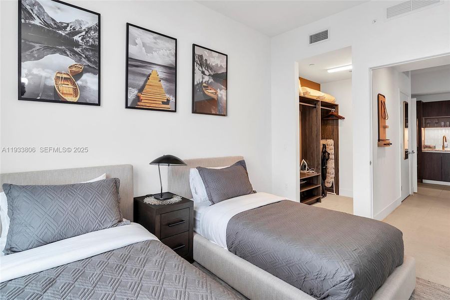 Furnished interior view inside a new home in , Miami (Image 13).