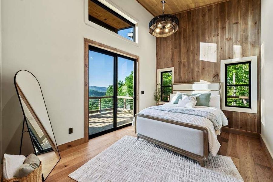 Furnished interior view inside a new home in , Blue Ridge (Image 44).