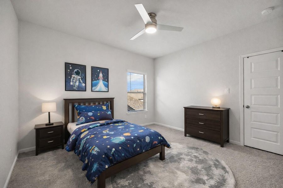 Virtually Staged - Bedroom 3 upstairs Virtually Staged - Bedroom 3 upstairs