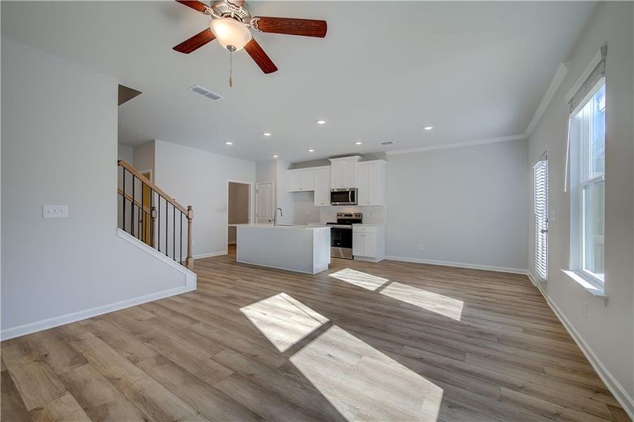 Spacious, unfurnished interior of a new home in Auburn Ridge, Riverdale (Image 17). Spacious, unfurnished interior of a new home in Auburn Ridge, Riverdale (Image 17).