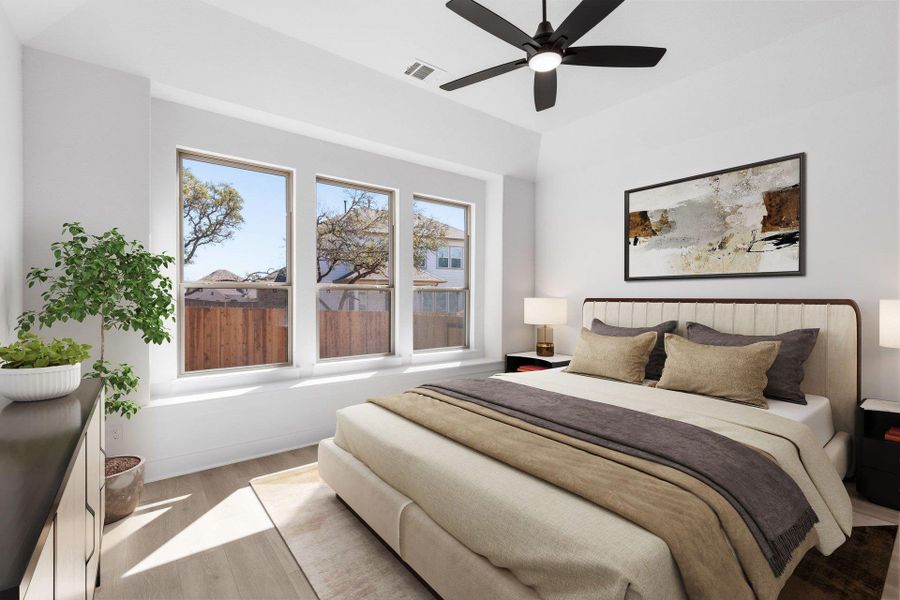 Primary Bedroom - Virtually Staged