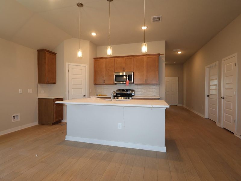 Furnished interior view inside a new home in Cascades at Onion Creek, Austin (Image 4).