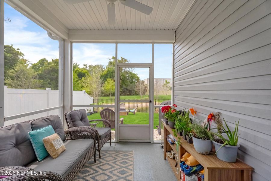 Exterior details and patio area of a home in Verano Creek, St. Augustine (Image 21).
