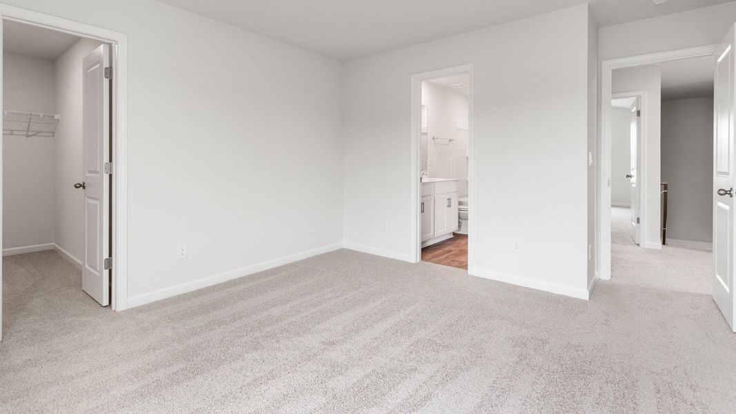 Representative unfurnished interior of a home built from the Kyle by D.R. Horton in Foxtail, Yadkinville (Image 33).