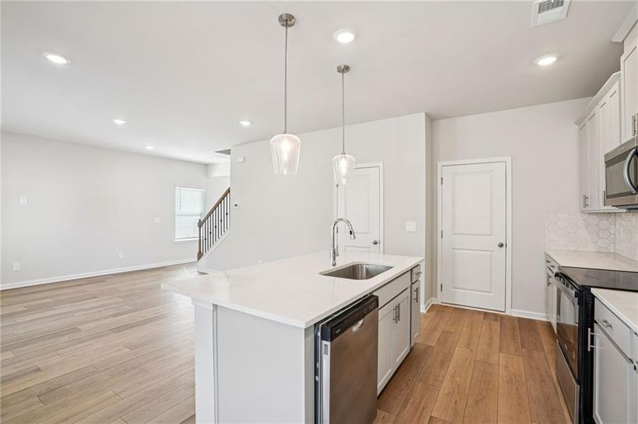 Furnished interior view inside a new home in Hawthorne Station, College Park (Image 12).