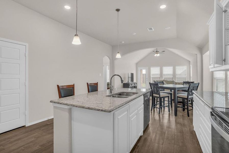 Furnished interior view inside a new home in Summer Crest, Fort Worth (Image 25).