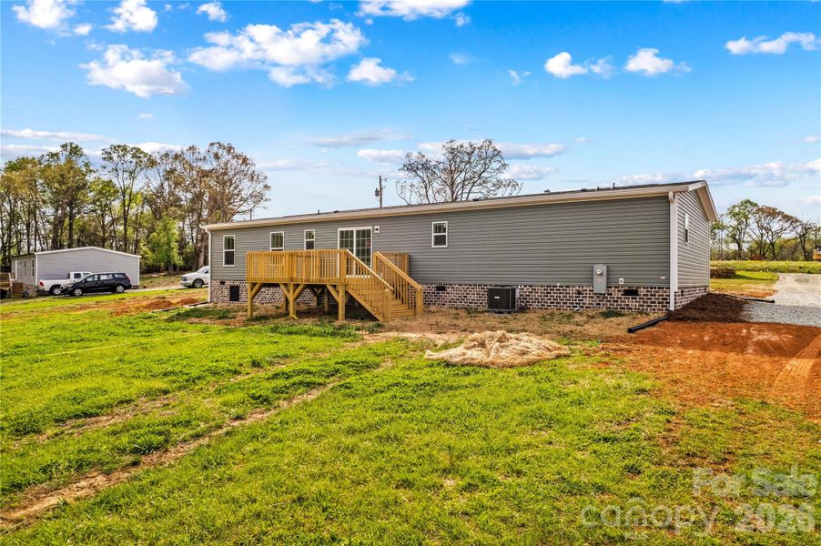 Exterior details and patio area of a home in , Hamptonville (Image 22).
