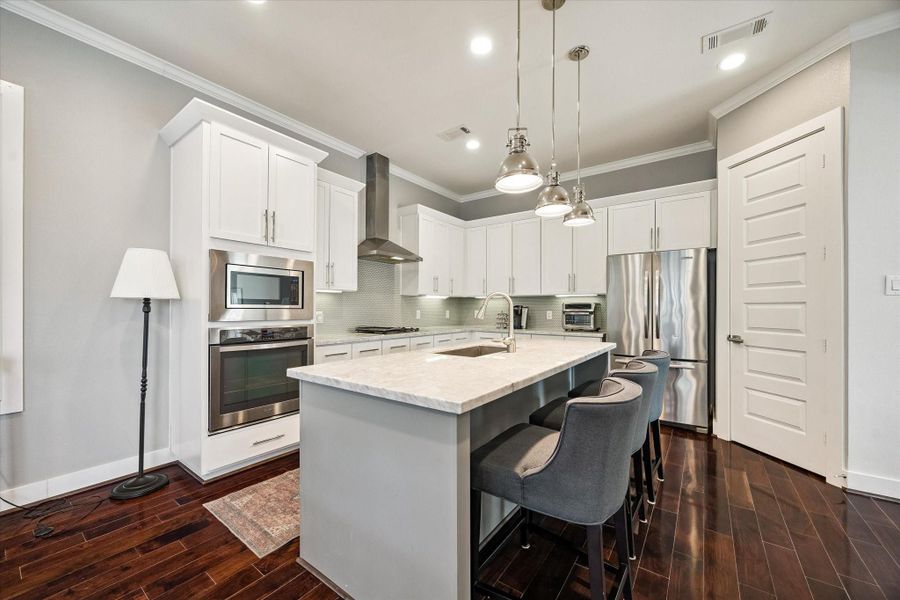 Furnished interior view inside a new home in , Houston (Image 9). Furnished interior view inside a new home in , Houston (Image 9).
