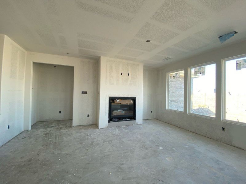 In-progress construction of a new home in Morningstar, Aledo, TX (Image 5).
