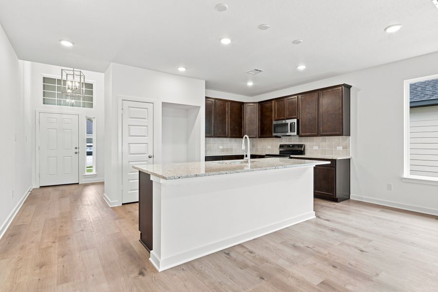 Furnished interior view inside a new home in The Reserve at Foxwood, Bryan (Image 4).