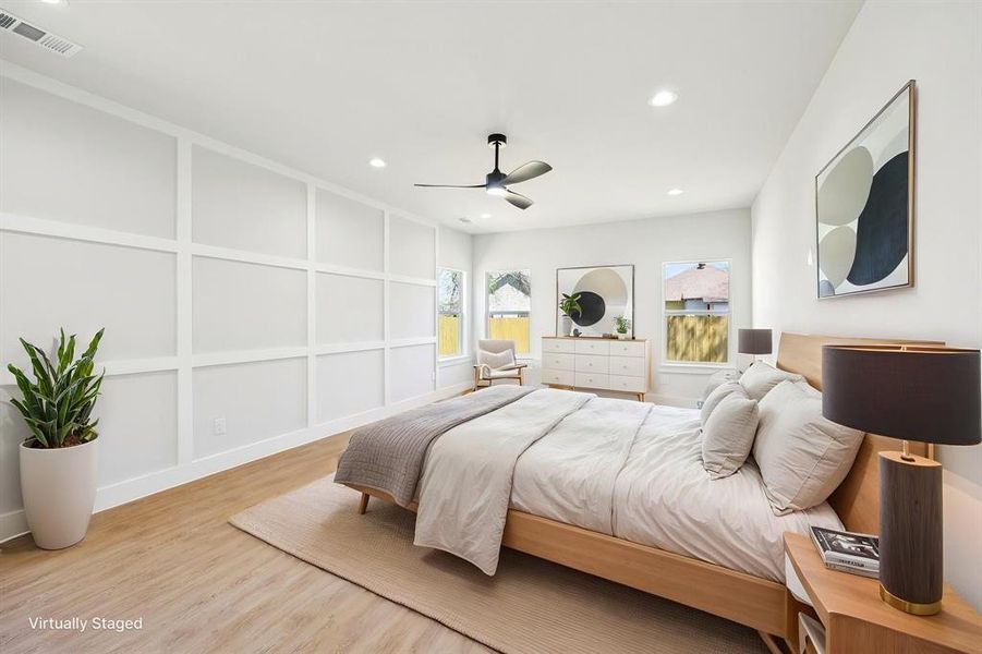 Furnished interior view inside a new home in , Dallas (Image 17).