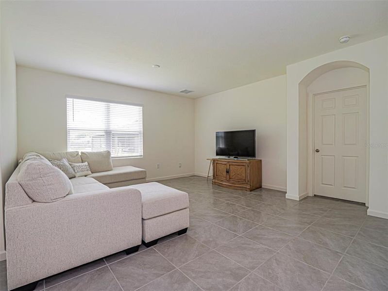 Large living room and split floor plan Large living room and split floor plan