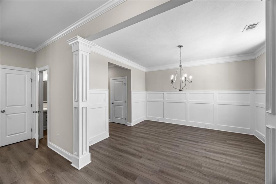 Spacious, unfurnished interior of a new home in Forrest Bluff, North Augusta (Image 15). Spacious, unfurnished interior of a new home in Forrest Bluff, North Augusta (Image 15).