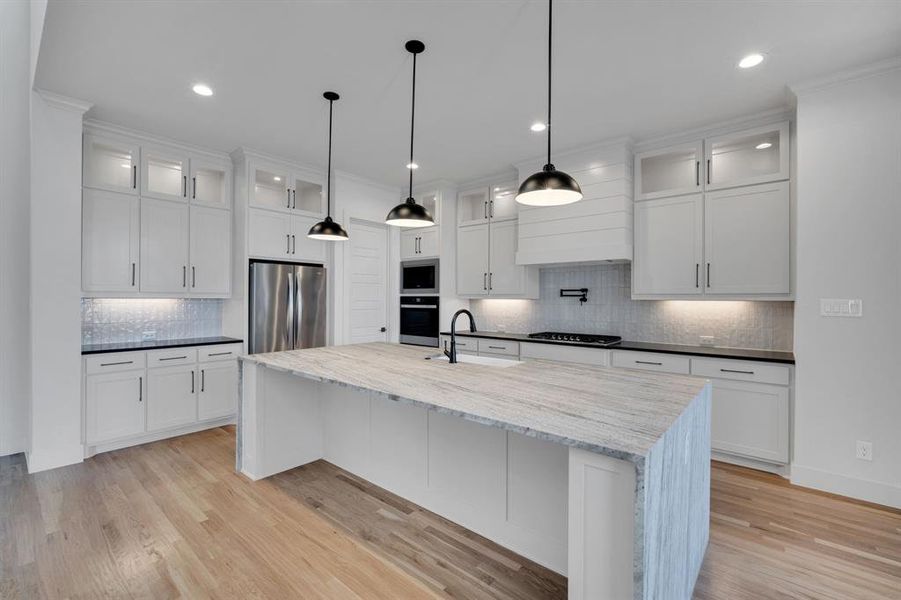 Furnished interior view inside a new home in , Aledo (Image 3).