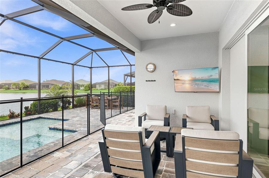 Exterior details and patio area of a home in , Parrish (Image 23).