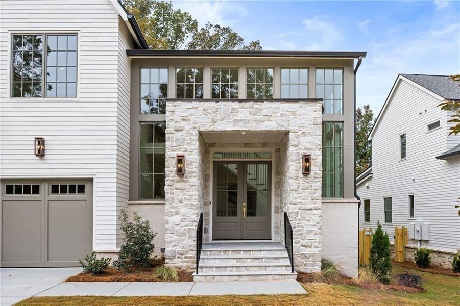 Exterior details and patio area of a home in , Chamblee (Image 27).