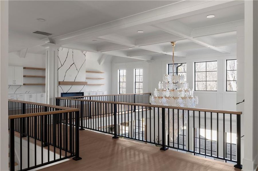 Furnished interior view inside a new home in , Suwanee (Image 46).