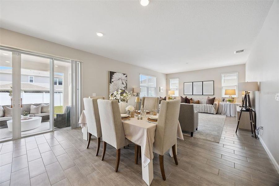 Furnished interior view inside a new home in Seasons at The Grove, Mascotte (Image 25).