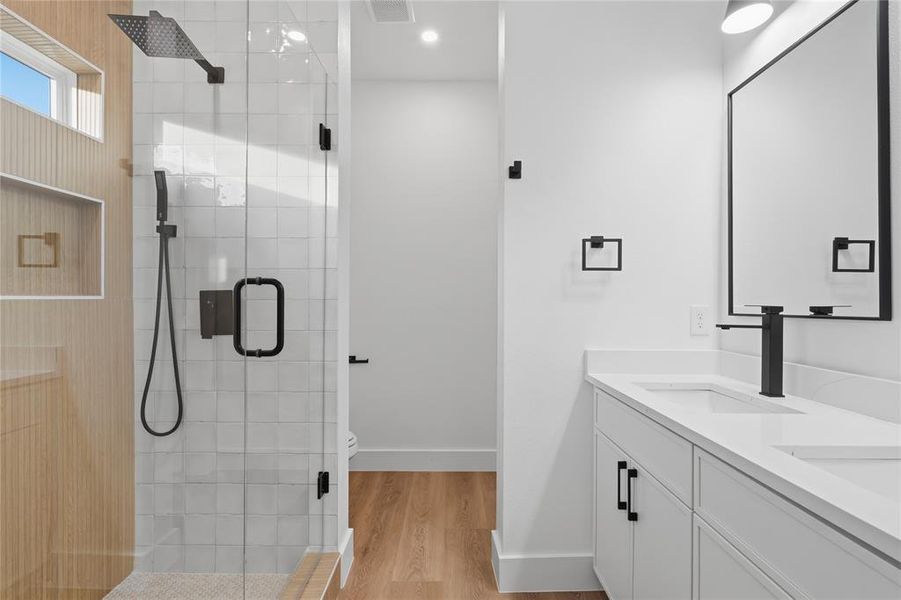 Furnished interior view inside a new home in , Dallas (Image 11). Furnished interior view inside a new home in , Dallas (Image 11).