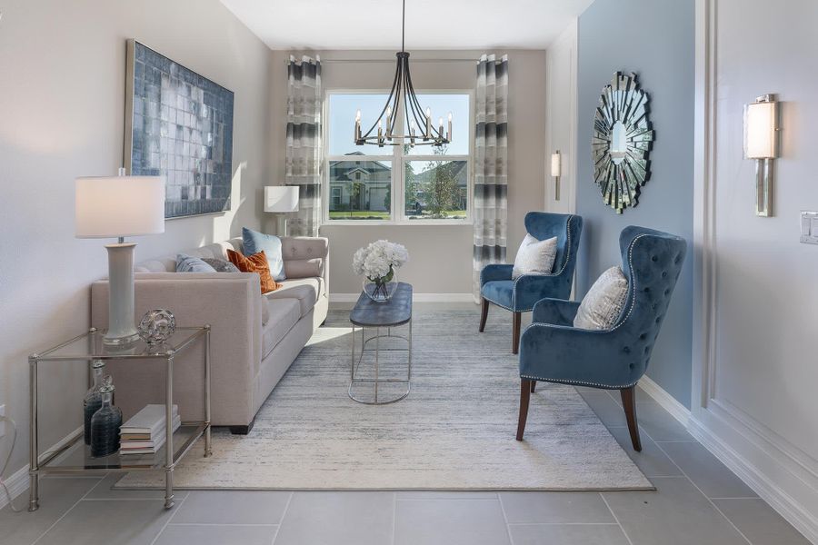 Living Room | Kensington Flex | New Homes in Florida by Landsea Homes