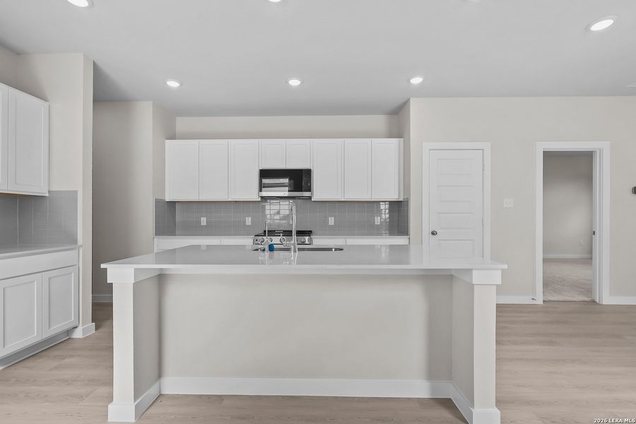 Furnished interior view inside a new home in Spring Creek, San Antonio (Image 8).