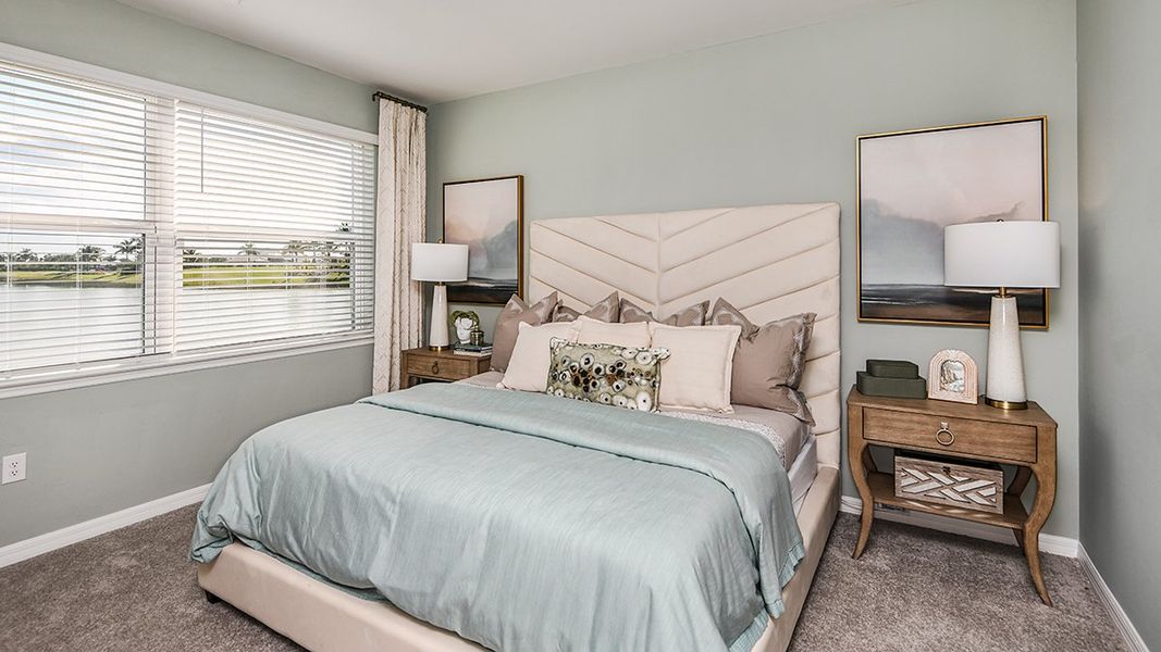 Representative furnished interior of a home built from the Avanti VII by Taylor Morrison in Esplanade at Rivergrass Condos, Naples (Image 16).