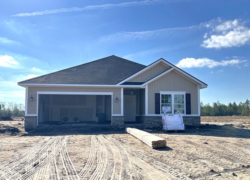 In-progress construction of a new home in Tibet Road at Sassafras, Allenhurst, GA (Image 4).