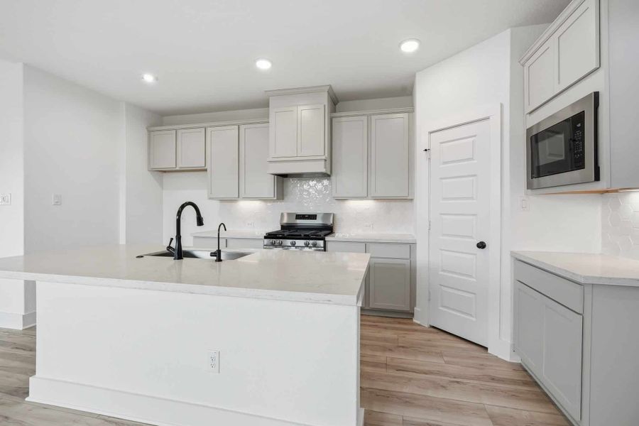 Furnished interior view inside a new home in Stillwater Ranch, San Antonio (Image 10).