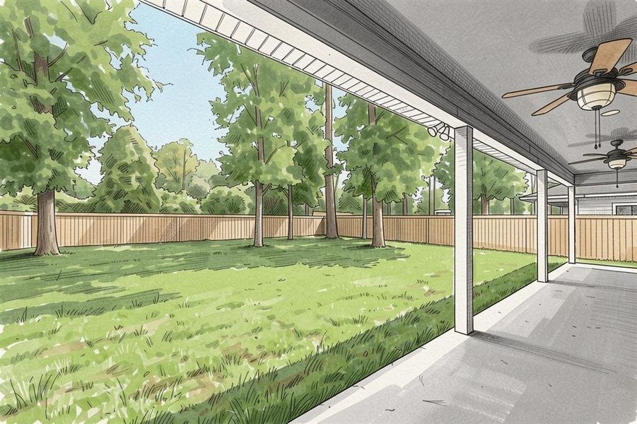 Exterior details and patio area of a home in , Newberry (Image 3).