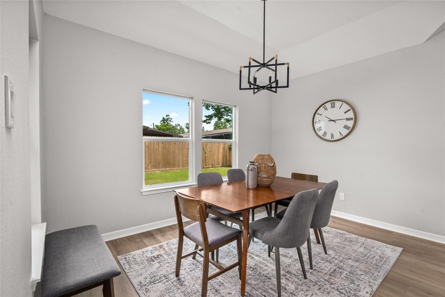 Furnished interior view inside a new home in , Houston (Image 6).