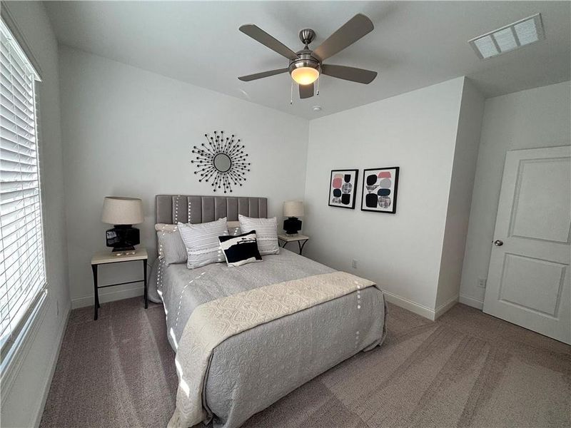 Furnished interior view inside a new home in Brackley Townhomes, Cumming (Image 61). Furnished interior view inside a new home in Brackley Townhomes, Cumming (Image 61).