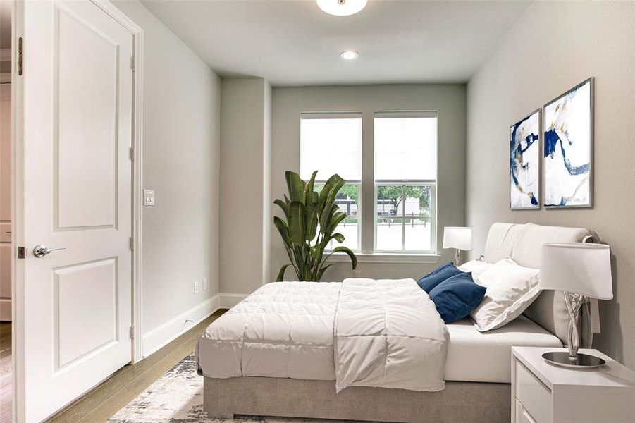 Image of actual unit - virtually staged to show use of space.