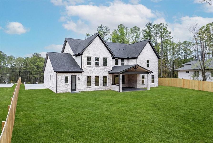 Exterior details and patio area of a home in , Dacula (Image 31).