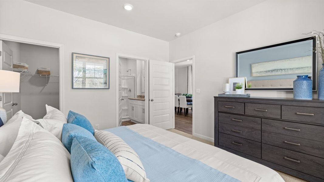 Representative furnished interior of a home built from the Calloway 3 Express by D.R. Horton in Remington Chase, Perry (Image 24).