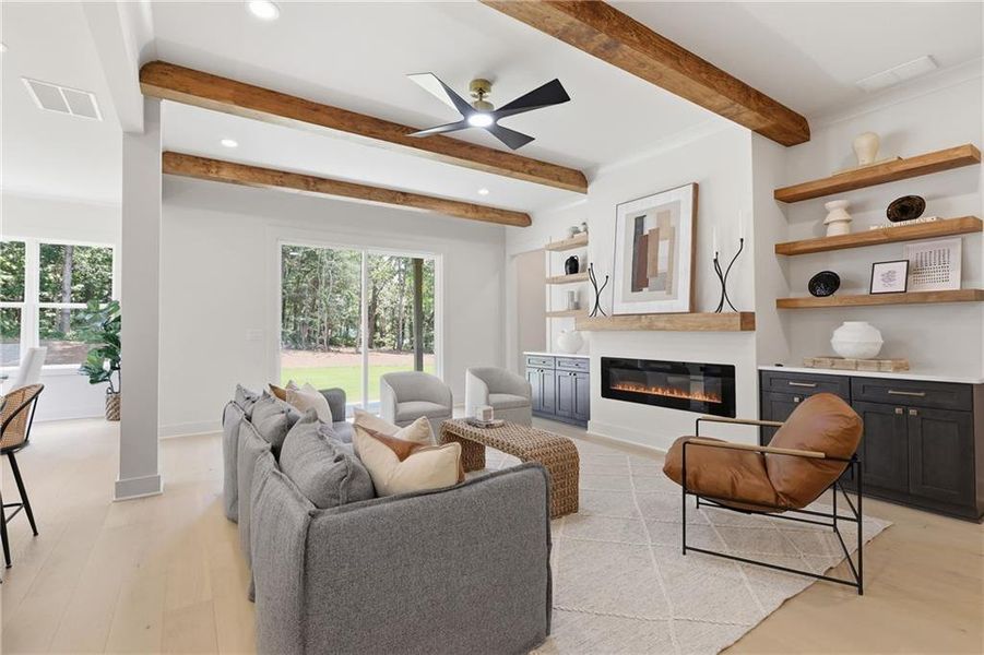 Furnished interior view inside a new home in , Lula (Image 13). Furnished interior view inside a new home in , Lula (Image 13).