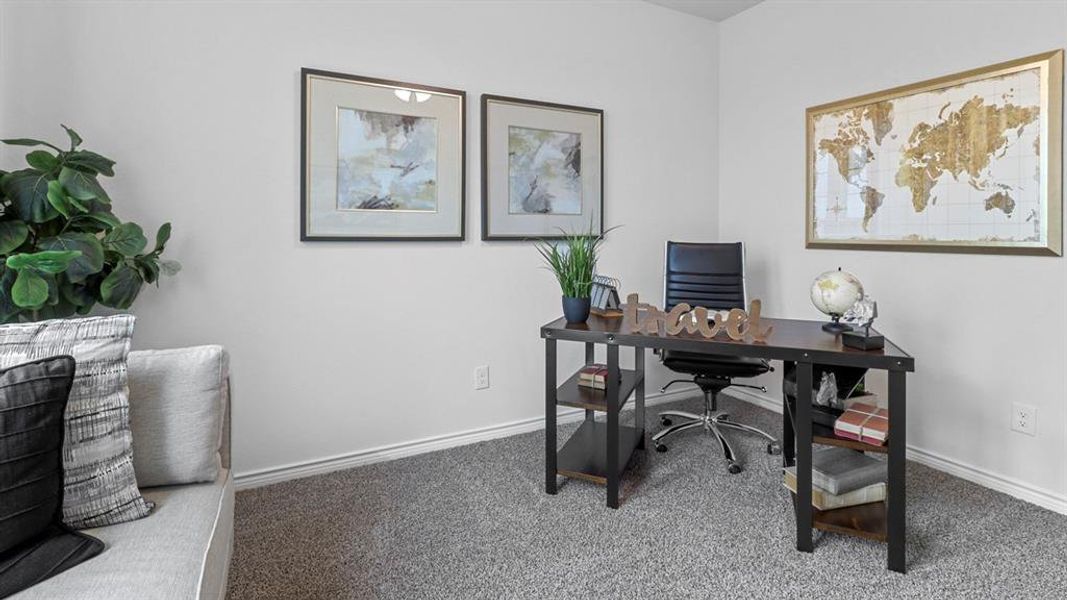 Furnished interior view inside a new home in The Woods at Lindsey Place, Anna (Image 27). Furnished interior view inside a new home in The Woods at Lindsey Place, Anna (Image 27).