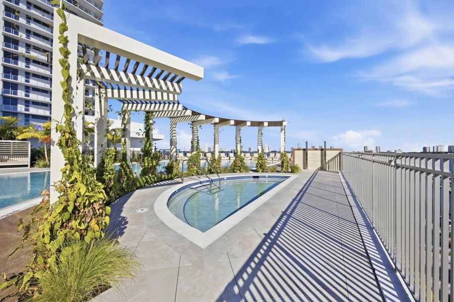 HOT TUB AREA HOT TUB AREA