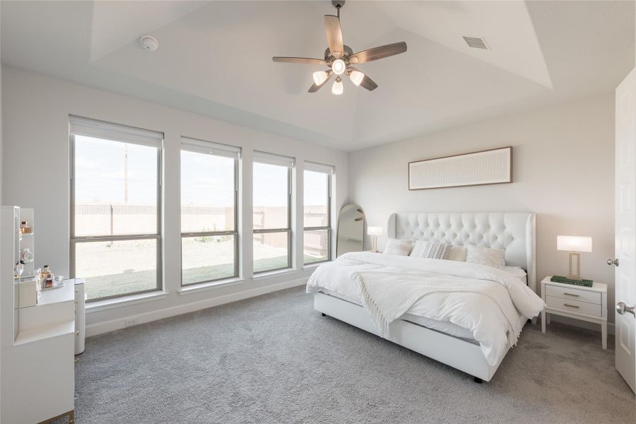 Furnished interior view inside a new home in Elyson, Katy (Image 32).